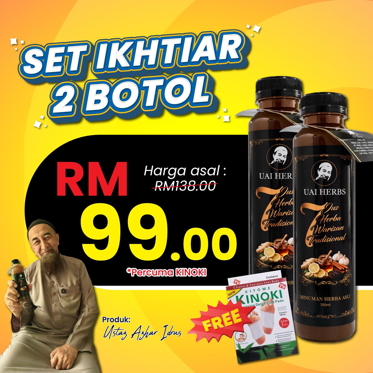 Pakej 2 Botol