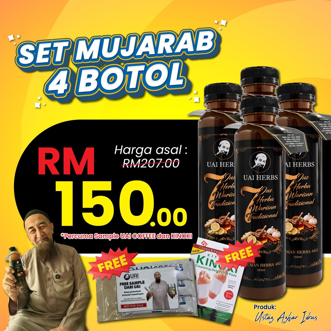 Pakej 4 Botol